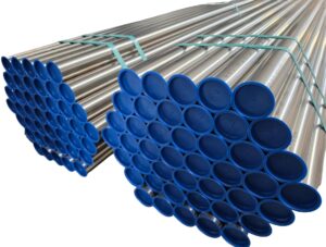 54×1,5mm Dunaterm Masterpress Blue AISI 316L ivóvizes inox cső (kék kupakkal)