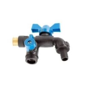 Plassim Kpe Fémgolyós erősitett dupla müanyag kerticsap 1/2"-3/4"(170DTP0101B)