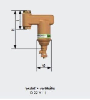 Reflex Exdirt 22 mm Vertikális Mágneses iszapleválasztó (9256500)