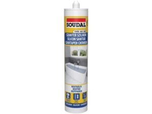 Soudal sziloplaszt szaniter fehér 280ml  neutrális (117974)